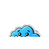Cute Cloud Ok Sticker by Bel Diniz