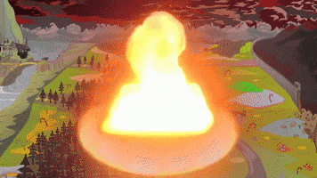 explosion boom GIF by South Park 