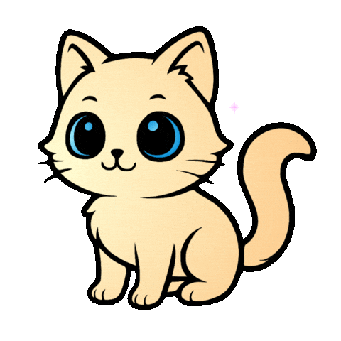 MimsCats giphyattribution cat chat cute cat Sticker