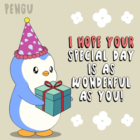 Happy Birthday Party GIF by Pudgy Penguins