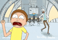 rick and morty running GIF by HULU