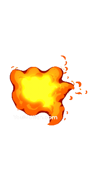 Animation Fire Sticker by youmotion.com