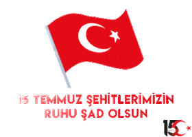 15 Temmuz Turk Bayragi Sticker by Tambu Klavye