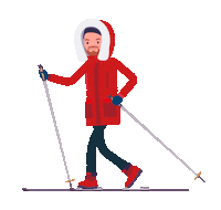 Cross Country Skiing View Sticker by Kitzbühler Alpen - Ferienregion Hohe Salve