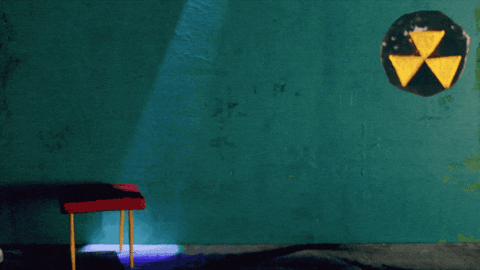 fallout shelter under the table GIF by Carl Knickerbocker