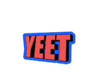 Typography Yes Sticker