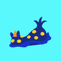 Sea Slug GIF by Katya Ross