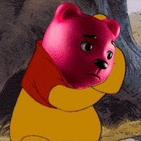 Rakebit sad mood crying bear GIF