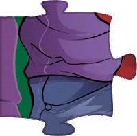 Puzzle Sticker by Turma da Mônica