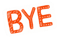 Bye Sticker