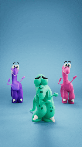 Happy Dance GIF by Claynosaurz