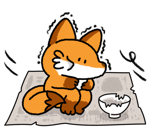 Fox Panda Sticker