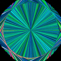 quasicrystals 3d abstract kaleidoscope crystals GIF