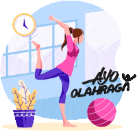 Fitness Workout Sticker by kemenpora