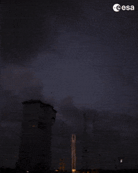 Space Center Fire GIF by European Space Agency - ESA