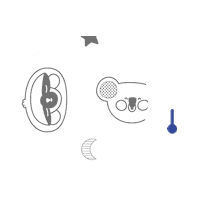 BabyKeeper color bebe eco sueno Sticker