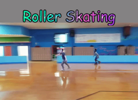 roller skating GIF