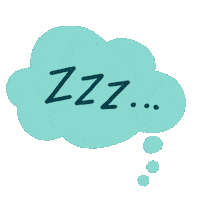 Isanna sleep sleepy cloud zzz Sticker
