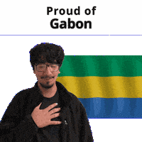 Ga Gabon Sticker