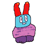 Bunny Rabbit Sticker by TRIPLEBUMMER