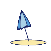 CancerCouncilQLD summer hat bucket hat summer sun Sticker