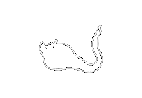 Ghost Cat Sticker