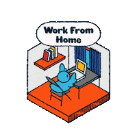 Wfh Sticker by Major League Hacking