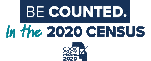 Census Countmein Sticker by Cook County Government