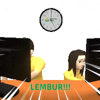 overtime pg Sticker by Petrokimia Gresik