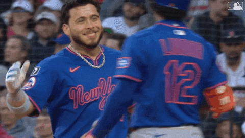 Laugh Smile GIF by New York Mets