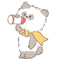 Panda Cycle Sticker by koimoffee