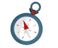 Travel Compass Sticker by AIDA_Cruises