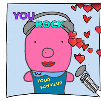 WandaPetunia way to go you rock fan club wanda petunia GIF