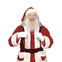 Ville_Angers christmas santa waving noel Sticker