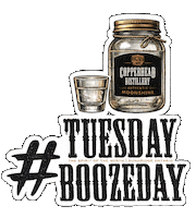 Tuesday Spirit Sticker by CopperheadDistillery