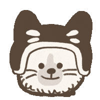 runa_ibaraki cat hello thank you kitty Sticker