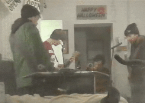 Band Rock Out GIF by Topshelf Records