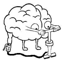 Brain Uhk Sticker by University of Hradec Kralove