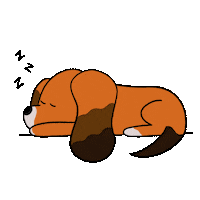 olivesdoodles dog tired sleep sleepy Sticker