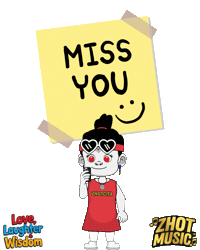 Miss U Sticker by Zhotcita