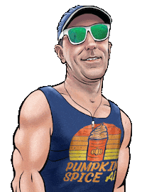 Sunglasses Fit Guy Sticker by eBibs