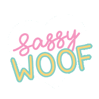 Dog Heart Sticker by Sassy Woof
