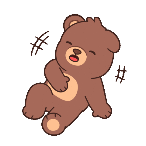 Teddy Bear Lol Sticker by BEARISH