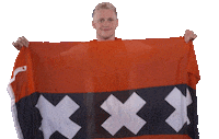 van de beek flag Sticker by AFC Ajax