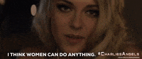 ariana grande woman GIF by Charlie's Angels