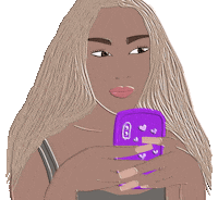 Text Blinking Sticker