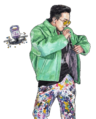 G Dragon Camera Sticker