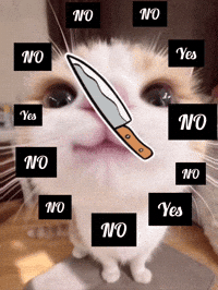Yes And No Decision GIF