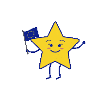 euincy star flag eu european union Sticker