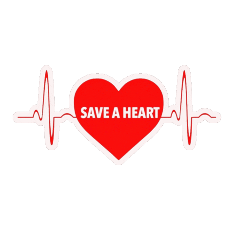 Heart Attack Emergency Sticker by Save a Heart